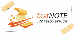 Unser fastNOTE SchreibService bernimmt manuelle Schreibarbeiten weltweit